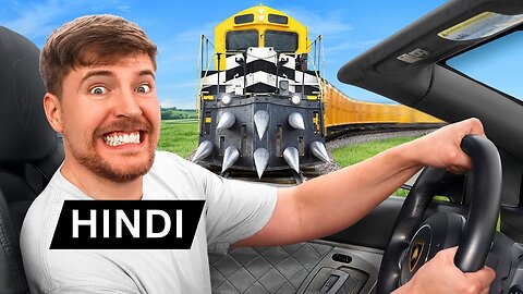 Stop This Train, Win a Lamborghini! New Mrbeast Hindi ! Mrbeast Hindi !
