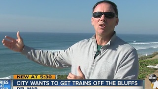 City wants to get trains off the bluffs