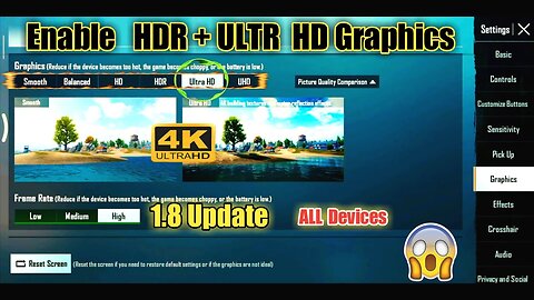 New Ultra HDR Graphics PUBG Mobile New Update | PUBG Gfx Tool | SSG KING YT