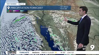 Rain chances to rise, temps to drop this weekend