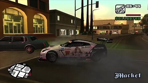 CJ's Thrilling Ride: Nissan GT-R R35 in GTA San Andreas #rockstargames #gta