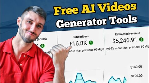 Top 9 FREE AI Video Generator Tools 2023 | Text To Video AI Tools