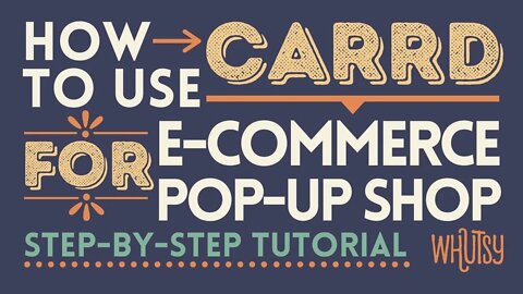 Carrd Tutorial How to Build a Website with Carrd Templates Step by Step Print-on-Demand & Ecommerce