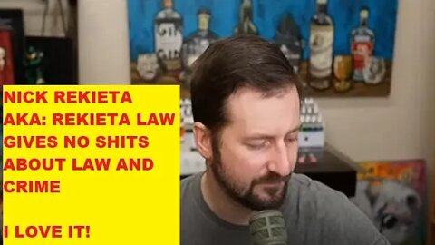 Nick Rekieta Of Rekieta Law Responds to Law and Crime Crybabies About Fair Use Law