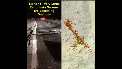 Very Large Earthquake Swarms are Becoming Ominous, Signs of Nemesis Stars Return? Marshall Masters