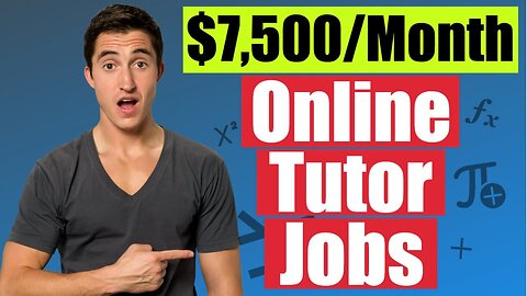 Earn 7500 Per Month with Online Tutoring Jobs Math All Subjects Work From Home Jobs 2021