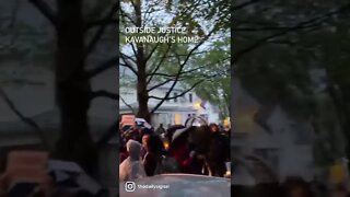 Protestors Outside Justice Kavanaugh’s Home | #Shorts