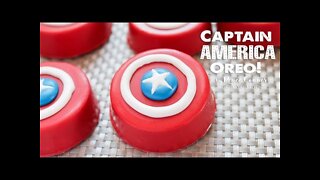 CopyCat Recipes Captain America Oreo cooking recipe food recipe Healthy recipes