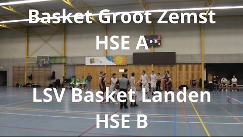 Basket Groot Zemst HSE A - LSV Basket Landen HSE B - 13 januari 24