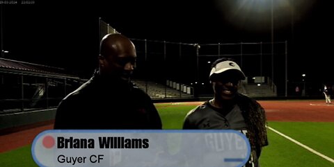 Guyer CF Briana Williams After 6-4 Win Over Allen