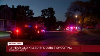 12-year-old Milwaukee girl killed in double shooting near 38th and Rohr