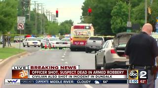 Officer injured in police-involved shooting in Dundalk