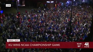 KU wins NCAA Championship Gameo