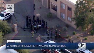 Apartment fire breaks out near 67th Avenue and Indian School Road