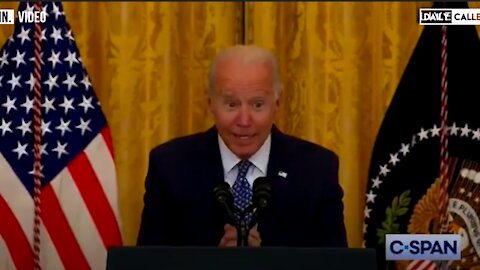 Biden Whispering To Reporters Again