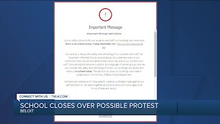 Beloit School District shuts down Friday due to 'disruptive' planned protest