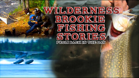 Brook Trout Fishing Stories before technology