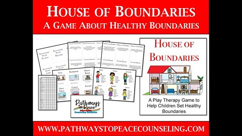 House of Boundaries - A Game to Help Children Set Healthy Boundaries
