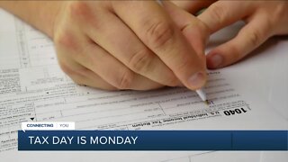Tax Day is Monday, April 18