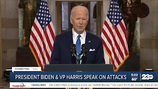 President, Vice-President speak out about the Jan.6 attacks
