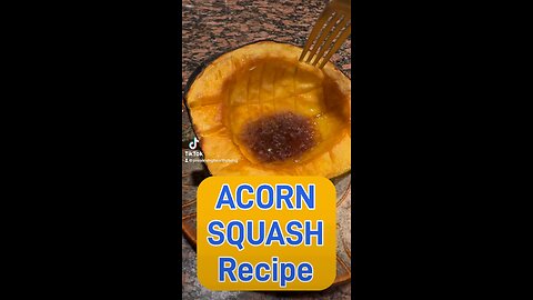 Acorn Squash - Sweet or Savory! Such an easy side dish.