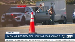 Bakersfield man arrested on multiple charges after leading police on chase