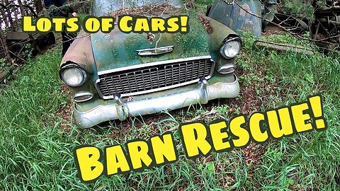 FORGOTTEN! Whats in That old Collapsing Barn?? Classic Cars Everywhere. Barn Find!