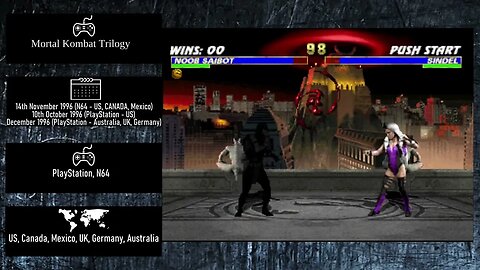 Console Fighting Games of 1996 - Mortal Kombat Trilogy