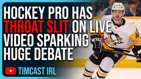 Hockey Pro Has THROAT SLIT On Live Video Sparking HUGE DEBATE, Adam Johnson RIP