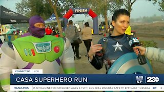 CASA Spooktacular Superhero Run supporting foster care CASA volunteers