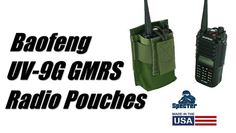 Specter Gear Baofeng UV-9G MOLLE Compatible Radio Pouch