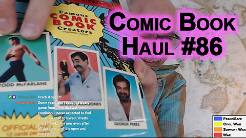Comic Book Haul #86: Famous Comic Book Creators Trading Card, 1992, Eclipse Comics [ASMR]
