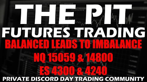 Balanced Overnight Session Breaking Into RTH Open - Premarket Trade Plan - The Pit Futures Trading