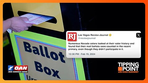 Nevada Voters Who Didn't Cast Ballot in Primary Appear Online as Having Voted | TIPPING POINT 🟧