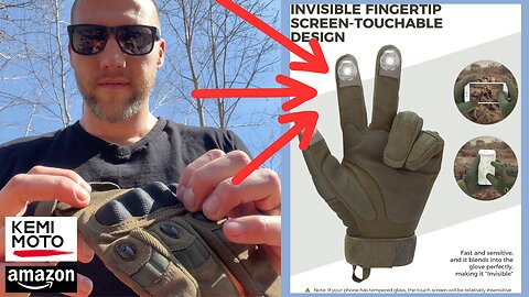 KEMIMOTO Tactical/MOTORCYCLE/OUTDOOR Gloves TOUCH SCREEN!