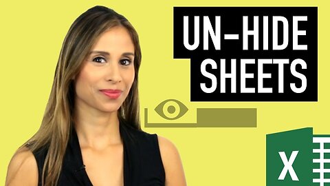 3 Methods to Unhide All Sheets in Excel (& how to hide)