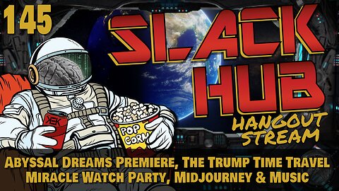 Slack Hub 145: Abyssal Dreams Premiere, The Trump Time Travel Miracle Watch Party, Midjourney & Music