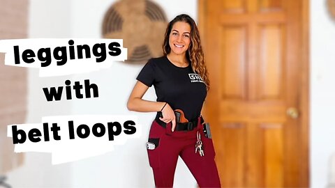 LEGGINGS WITH BELT LOOPS | Alexo's Athena leggings // why you should consider them for your CCW!