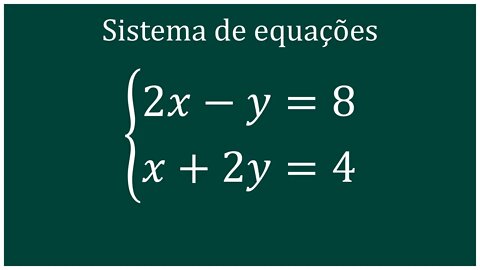 Exercício de Sistema de Equações Lineares