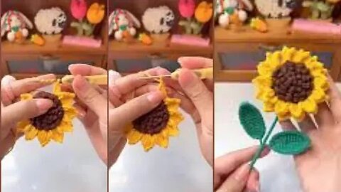 "Handmade Sunflower Tutorial with Thread Magic"