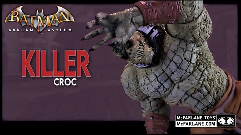 McFarlane Toys DC Multiverse Batman Arkham Asylum Killer Croc Figure @The Review Spot