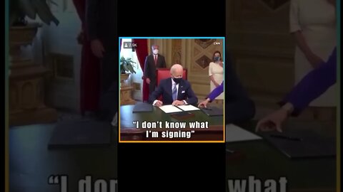 Minisode - Joe Biden Doesn’t Know What He’s Signing