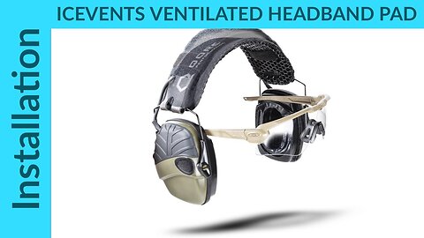Hearing Protection Headband Pad Installation: IceVents® Classic Vented Headband Pad