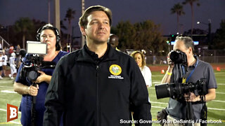 FLORIDA NIGHT LIGHTS! DeSantis Inspires at High School Football Game After Hurricane Ian