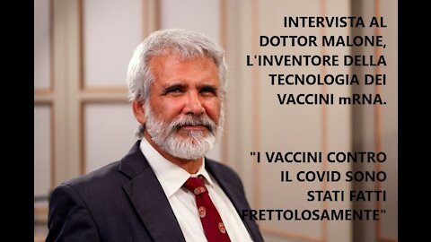 La nostra intervista al Dottor Robert Malone, l'inventore della tecnologia dietro al vaccino mRNA