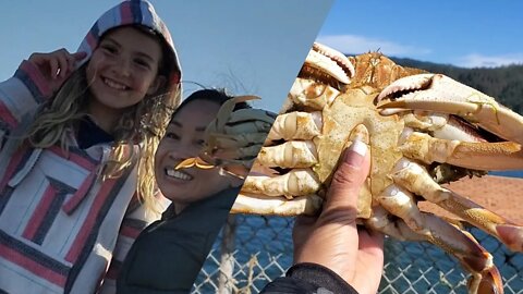 Filipina in USA/ CRABBING OFF THE DOCKS- OREGON COAST🇺🇸 With my new subscribers 😻🥰
