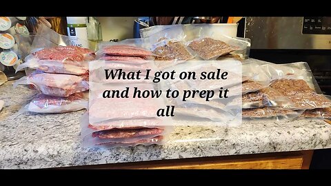 What I got on sale and how to prep it all #prepping