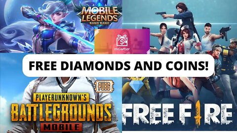 FREE Cash and Diamonds in Mobile Legends, Pubg, and Freefire! Paypal CASHOUT