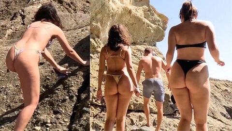 HOT BIKINI BABES (SOUTHERN CALIFORNIA BEACH)(PLEASE LIKE SHARE COMMENT AND SUBSCRIBE TO MY CHANNEL FOR WEEKLY CASH DRAWINGS GIVEAWAY$$$)