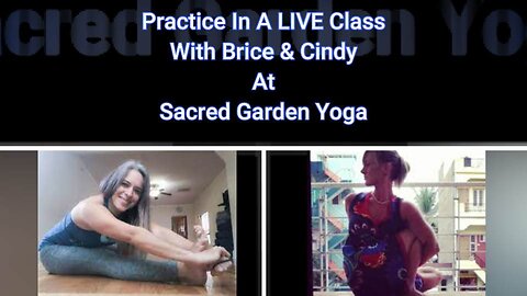 Live Practice with Brice at Sacred Garden Yoga